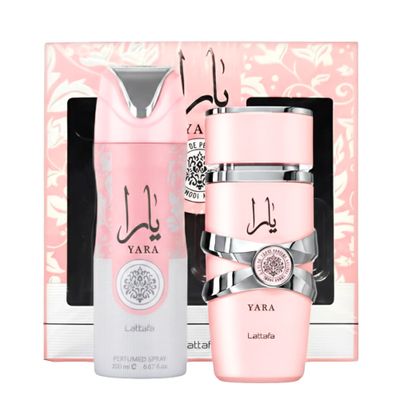 LATTAFA YARA SET EDP 100 ML + DEO 200 ML MUJER