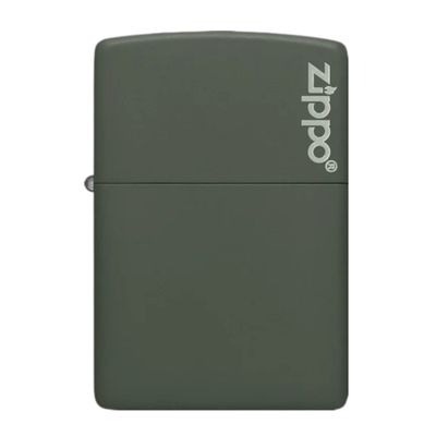 ENCENDEDOR ZIPPO 221ZL CLASSIC GREEN MATTE WITH ZIPPO LOGO