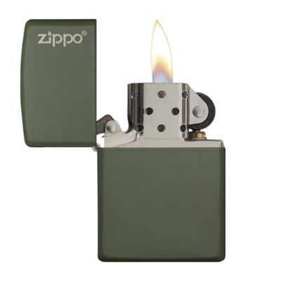 Imagen 2 del producto ENCENDEDOR ZIPPO 221ZL CLASSIC GREEN MATTE WITH ZIPPO LOGO
