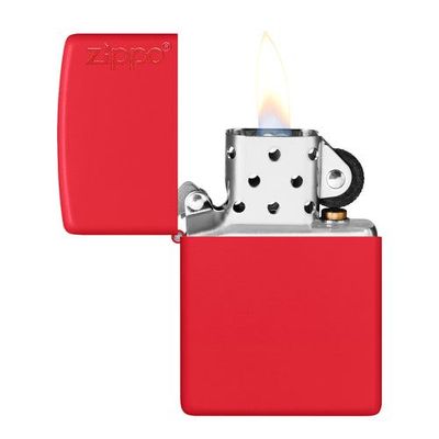 Imagen 2 del producto ENCENDEDOR ZIPPO 233ZL CLASSIC RED MATTE WITH ZIPPO LOGO