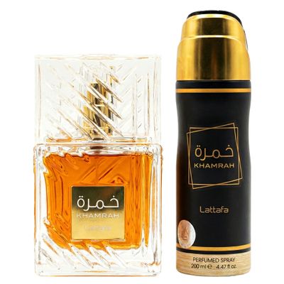 Imagen 2 del producto LATTAFA KHAMRAH SET EDP 100ML + DEO 200ML