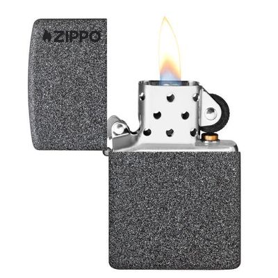 Imagen 2 del producto ENCENDEDOR ZIPPO 211ZL IRON STONE WITH ZIPPO LOGO