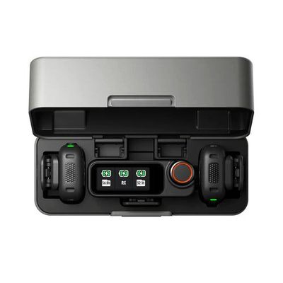 Imagen 2 del producto MICROFONO DJI MIC 3 (2 TRANSM + RECEPTOR Y ESTUCHE DE CARGA)