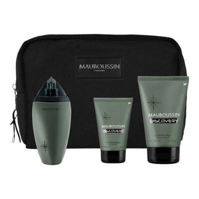 MAUBOUSSIN DISCOVERY HOMME SET EDP 100ML + SG 100ML + AS 50ML