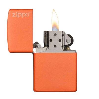 Imagen 2 del producto ENCENDEDOR ZIPPO 231ZL CLASSIC ORANGE MATTE WITH ZIPPO LOGO