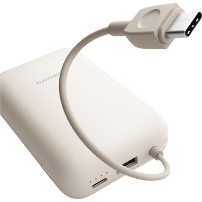 Imagen 2 del producto POWERBANK XIAOMI MI 10000MAH 22.5W GRIS CABLE INTEGRADO