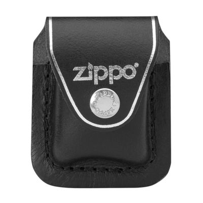 Imagen 1 del producto ESTUCHE ZIPPO LPCBK BLACK LEATHER LIGHTER POUCH WITH CLIP