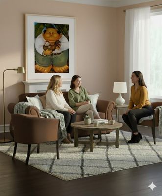 Living Facundo , cafe  tipo lino sofa mas sitiales Sitial Home