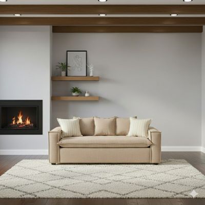 Imagen 2 del producto Living Bubha 311 beige resorte pocket
