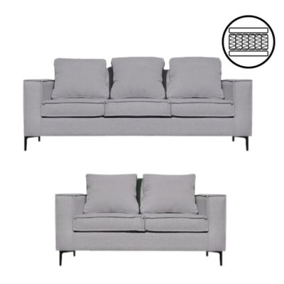 Imagen 2 del producto Living 32 urbano gris con resortes pocket