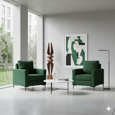 Imagen 2 del producto Juego Sitiales George Verde