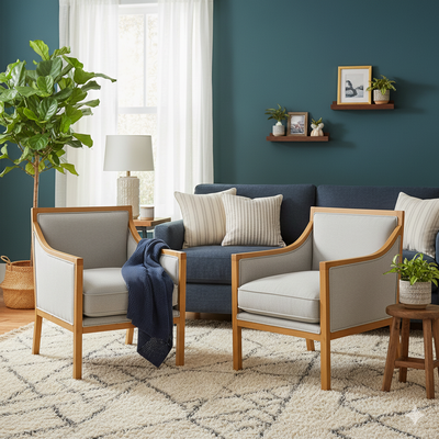 Imagen 2 del producto Juego de living 311 Baco Gris Claro  Resortes Pocket