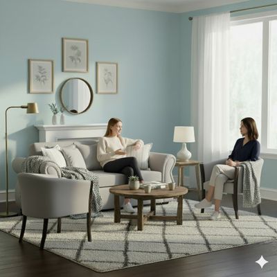 Living Facundo , gris claro tipo lino sofa mas sitiales Sitial Home