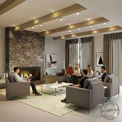 Imagen 2 del producto Living 311 Emiratos Marengo Seccional + 3 poltronas resortes