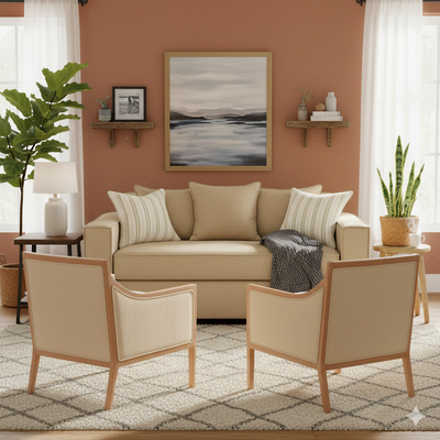 Living  311 Baco Beige Resorte Pocket