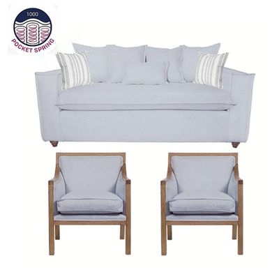 Imagen 2 del producto Living Bertolucci 311 gris resorte pocket