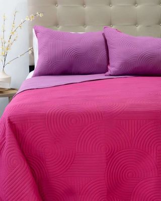 Imagen 1 del producto Cubrecama Quilt Hotpress Liso Bicolor King Doral D04