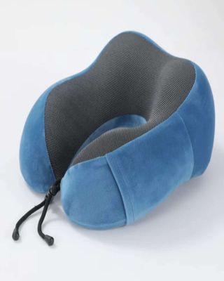 Imagen 2 del producto Cómoda Almohada De Cuello Viaje tela magnetica Azul