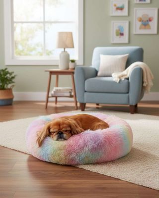 Imagen 2 del producto Cama Acolchada de Alta Densidad para tus mascotas 80 cm multicolor
