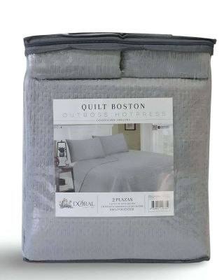 Imagen 2 del producto Cubrecama Quilt Boston Outboss Hotpress 2 Plazas Doral M02