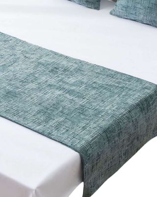 Imagen 2 del producto PIECERA SIN FUNDAS 2 PLAZAS MODELO CHENILLE TURQUESA