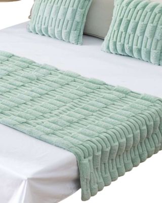 Imagen 2 del producto PIECERA CON 2 FUNDAS DISEÑO BAMBU VERDE MENTA