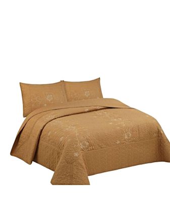 Imagen 2 del producto CUBRECAMA COLCHA QUILT DE VERANO 2 PLAZAS BORDADO A7