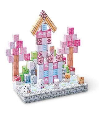 Juguete Cubo Magnetico 193 piezas diseño Mine-cratf Niña