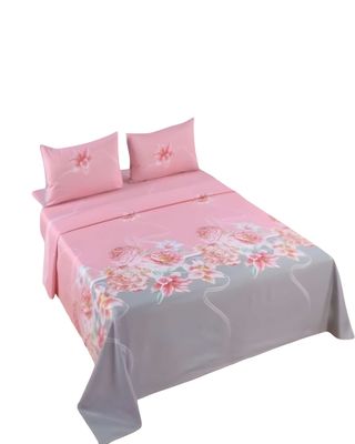 Imagen 2 del producto SET DE SABANAS DISEÑO ESTAMPADO 2 PLAZAS ROSADO