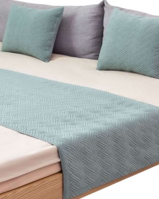 Imagen 2 del producto PIECERA SIN FUNDAS 2 PLAZAS ELEGANTE VERDE MENTA