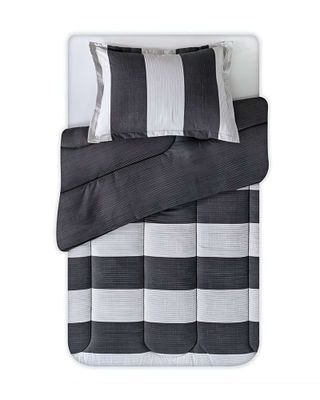 Edredón Plumón Estampado 1.5 Plazas American Family A11