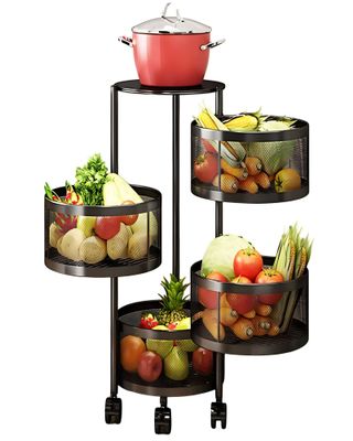 Imagen 2 del producto ORGANIZADOR DE FRUTEROS 4 NIVELES REDONDO