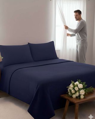 Imagen 1 del producto Sábana de Polar Ultra Suave Máxima Calidez y Confort Negra 1,5 plazas c01