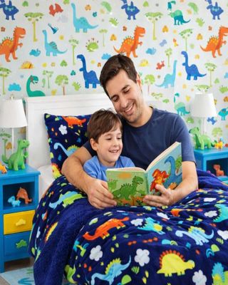 Imagen 2 del producto Plumón Cubrecama Chiporro 1.5 plaza Extra Cálido Invierno Premium azul