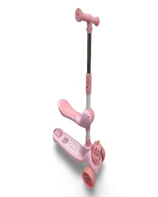 Scooter para niños con diseño de Capibara Rosa