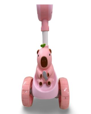 Imagen 2 del producto Scooter para niños con diseño de Capibara Rosa