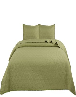 Imagen 1 del producto Cubrecamas Quilt Primavera Verano con Pompones B1