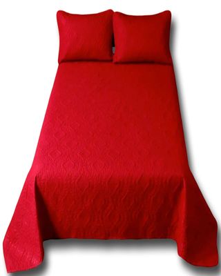 Imagen 2 del producto CUBRECAMA ELEGANTE  QUILT VERANO KING - SUPER KING 250 CM X 270 CM ROJO