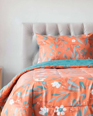 Edredón Plumón Estampado 1.5 plazas Key Home