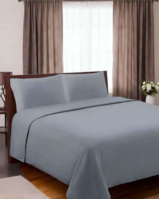 Imagen 2 del producto Sábana de Polar Ultra Suave Máxima Calidez y Confort Gris 2 plazas