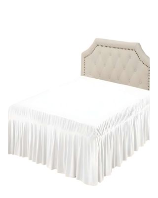 Imagen 1 del producto FALDON DE CAMA SIN FUNDA 2 PLAZAS BLANCO