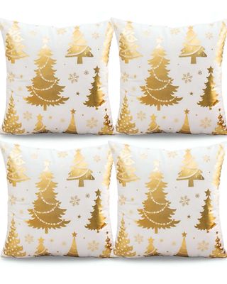 Imagen 1 del producto SET DE 4 FUNDAS DE COJIN PARA NAVIDAD M12