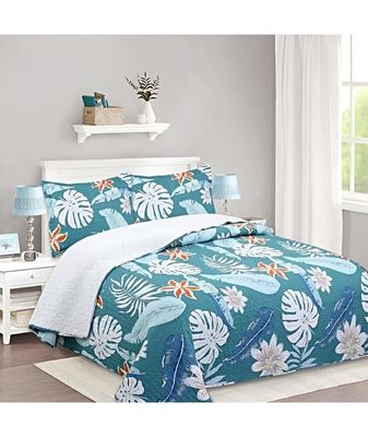 Imagen 2 del producto CUBRECAMA QUILT SHERPA INVIERNO PLAZA Y MEDIA C29