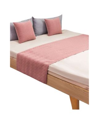 Imagen 2 del producto Set de Pieceras Plush + Fundas de Cojin 45×45 rosado