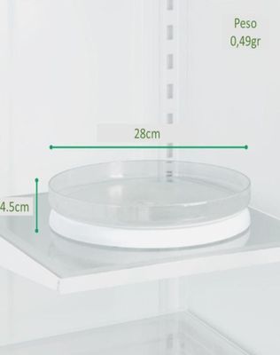 Imagen 2 del producto Organizador Giratorio 360 Acrílico para Refrigerador