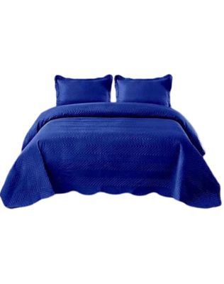 Cubrecama Quilt 2 Plazas+2 Fundas Verano Unicolor 13n01