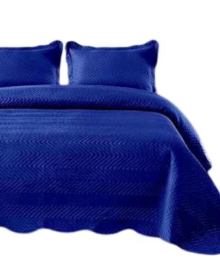 Imagen 2 del producto Cubrecama Quilt 2 Plazas+2 Fundas Verano Unicolor 13n01