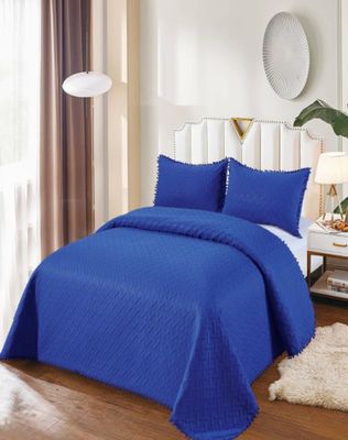 Imagen 2 del producto Cubrecama De Verano Con Pompones - Fresco y Elegantes 1.5P TD05