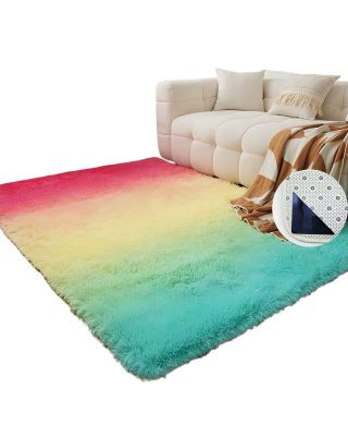 Imagen 1 del producto Alfombra peluda Suave 200 x 300 cm Primera Calidad Multicolor