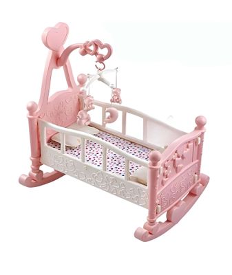 Imagen 1 del producto Cuna Mecedora para Muñecas con Móvil Musical